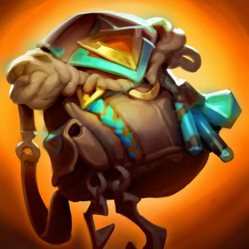 The art of the new item Trailblazer, depicting a backpack from Nazumah.