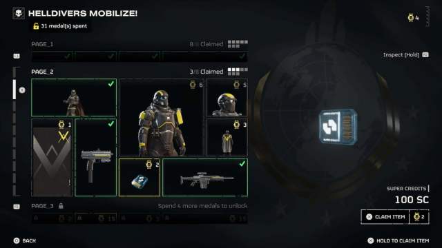 Where to find Super Credits in Helldivers 2