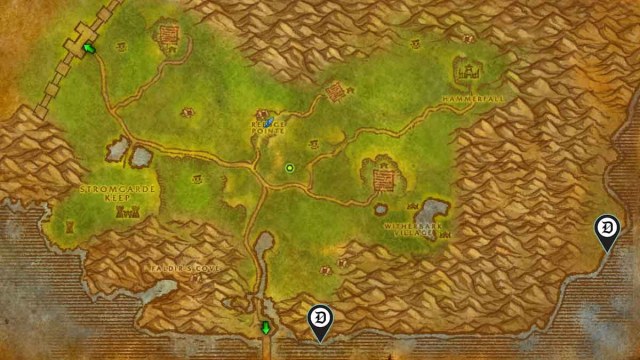Arathi Highlands rowboat start and drop-off locations in WoW Classic SoD