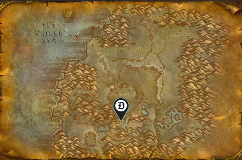 Image of Desolace in WoW SoD.