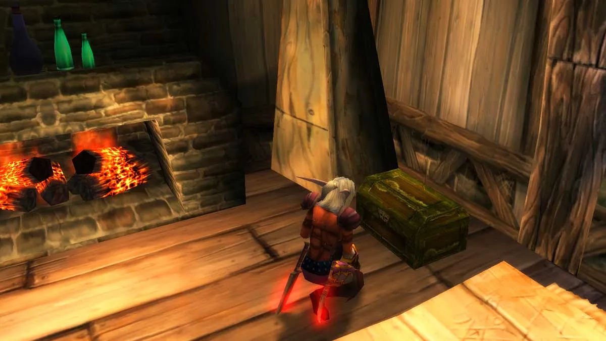 Rogue dead drop chest outside Shadowfang Keep in Silverpine Forest in WoW Classic SoD