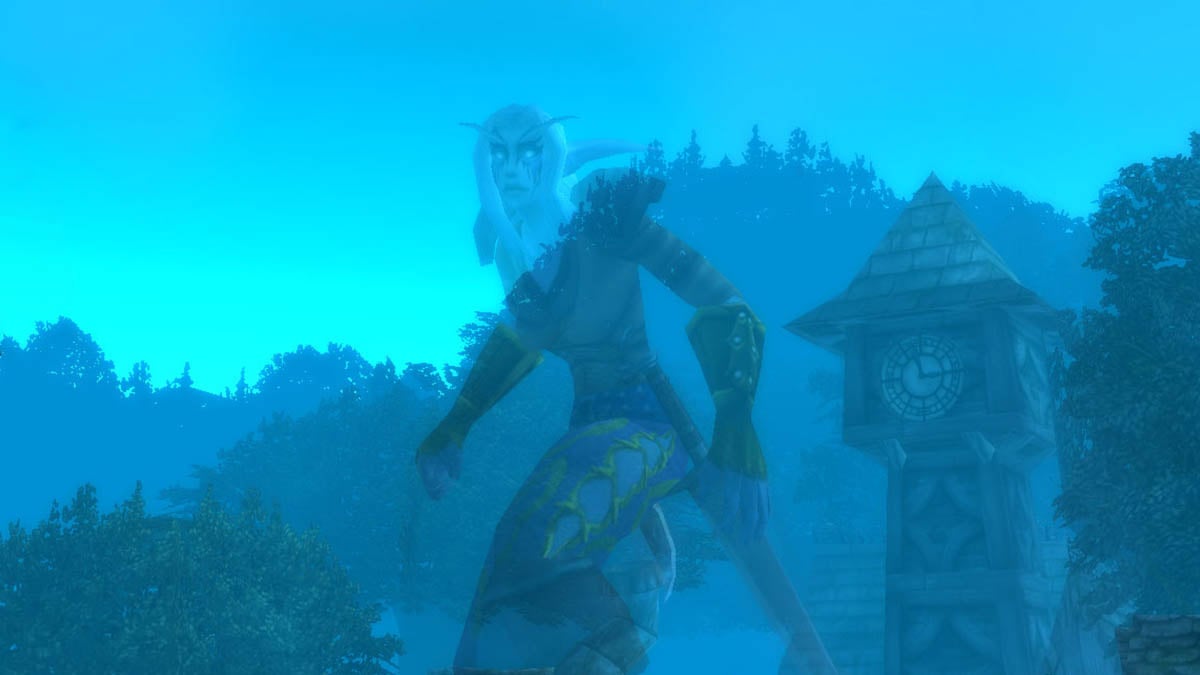 A stealthed Rogue in Darkshire, Duskwood in WoW Classic SoD