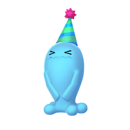 Wobbuffet Blue and Green Party Hat