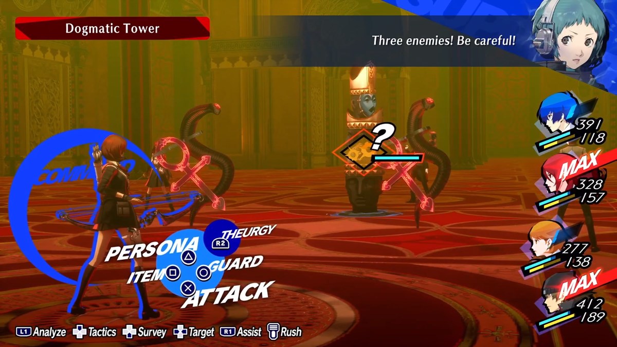 Persona 3 Reload: Dogmatic Tower weakness