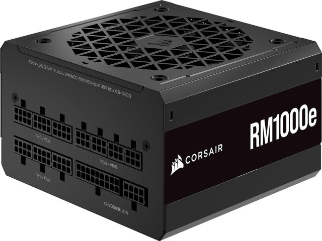 Corsair RMe ATX 3.0 PSU on white background