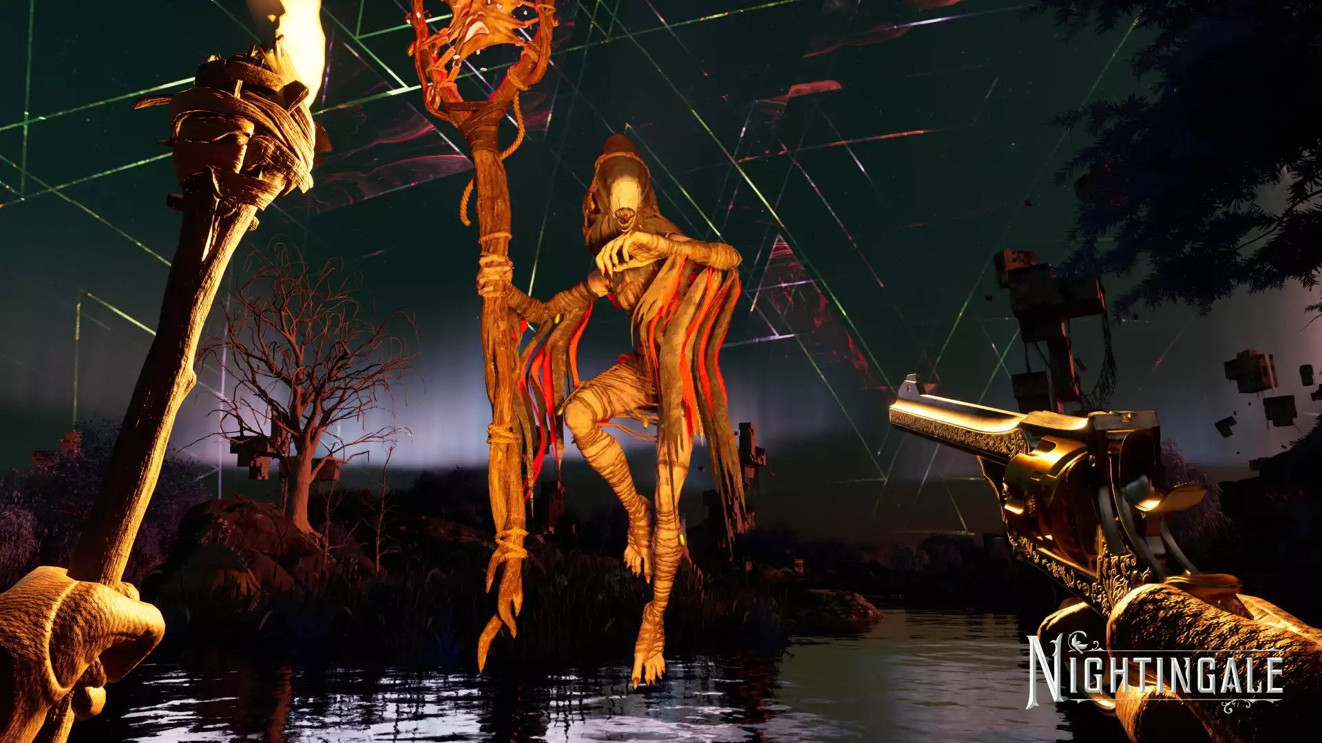 An in game screenshot of a monster from the game Nightingale.