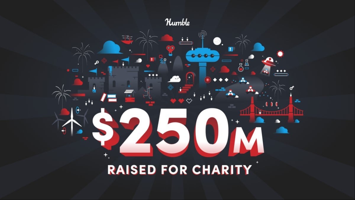 Humble Bundle charity infographic