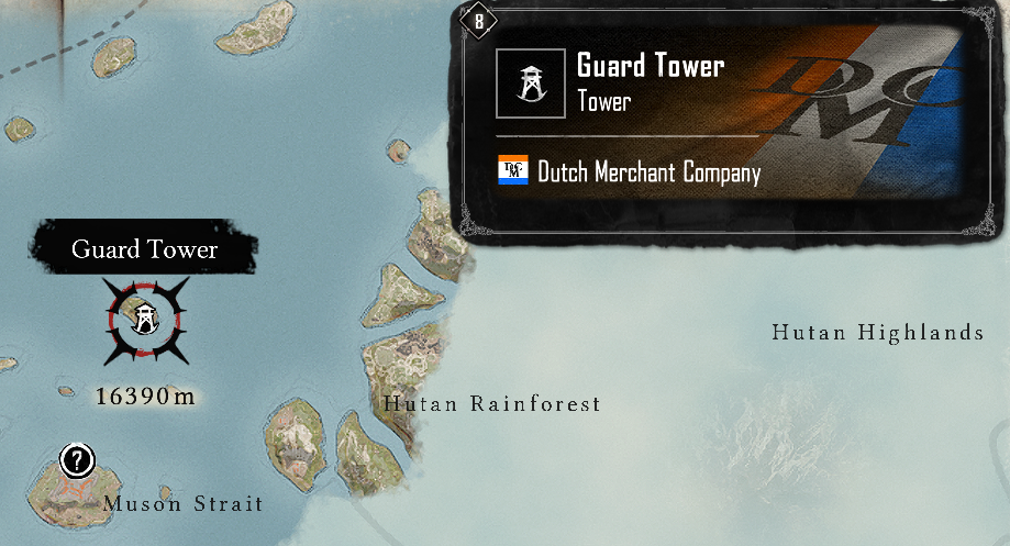 Map of a Guard Tower.