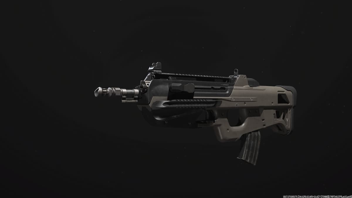 A screenshot of the BP50 AR in MW3.