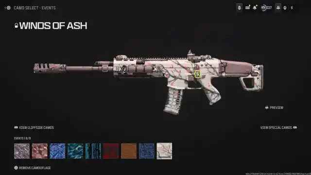 Winds of Ash MW2 camo in MW3