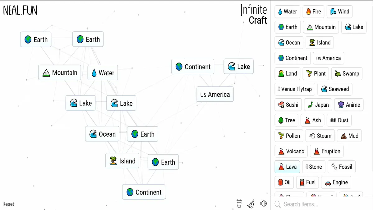 Как сделать Луффи в Infinite Craft