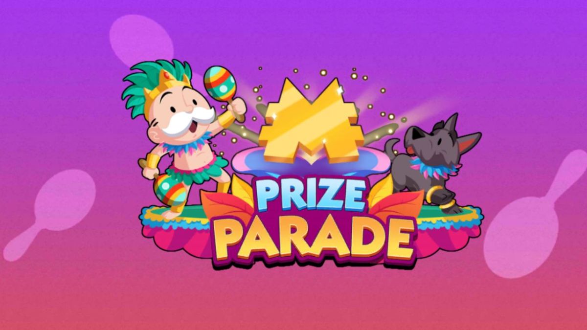 The Prize Parade event logo on a gradient background.