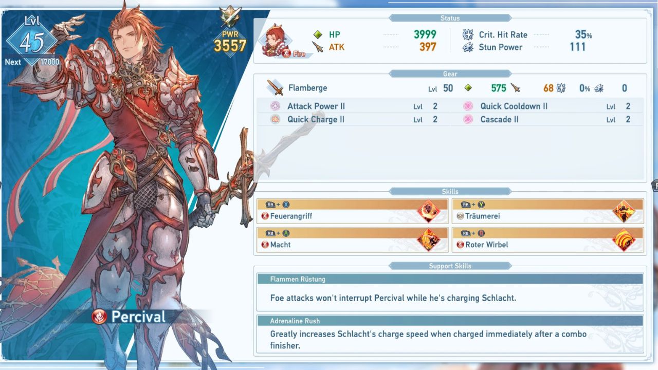 Best Percival Build In Granblue Fantasy: Relink - Dot Esports