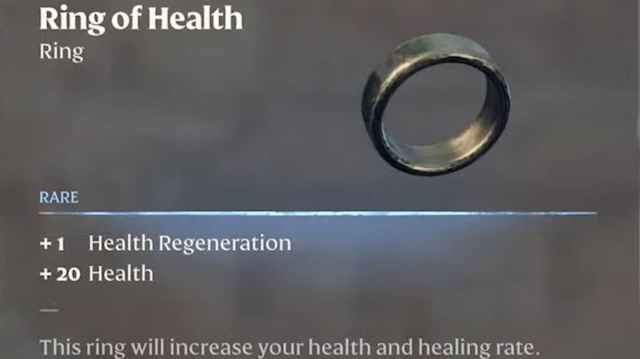 The Ring of Health.