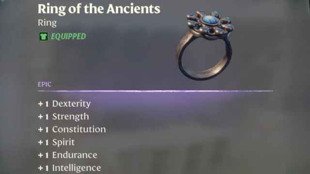 The Ring of the Ancients.