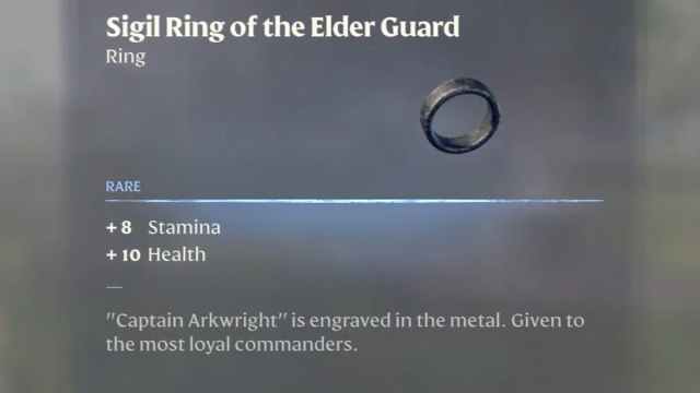 The Sigil Ring of the Elder Guard.