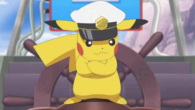captain pikachu pokemon horizons anime