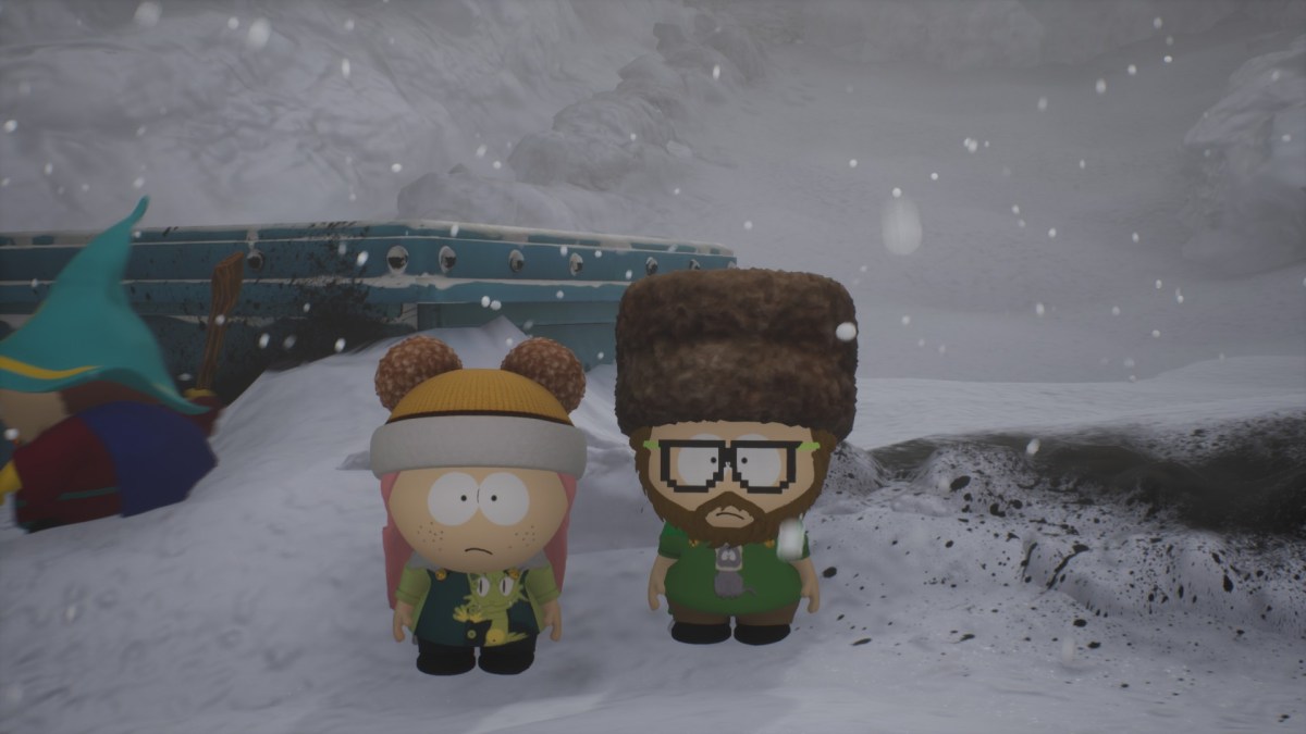 An image of two players in multiplayer from South Park: Snow Day