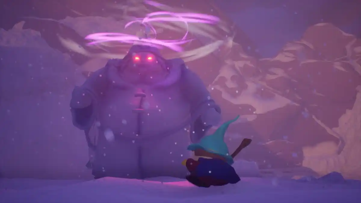 An in game image of Cartman and Bulrog from South Park: Snow Day