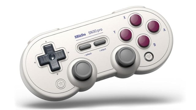8BitDo SN30 Pro Switch Controller on white background