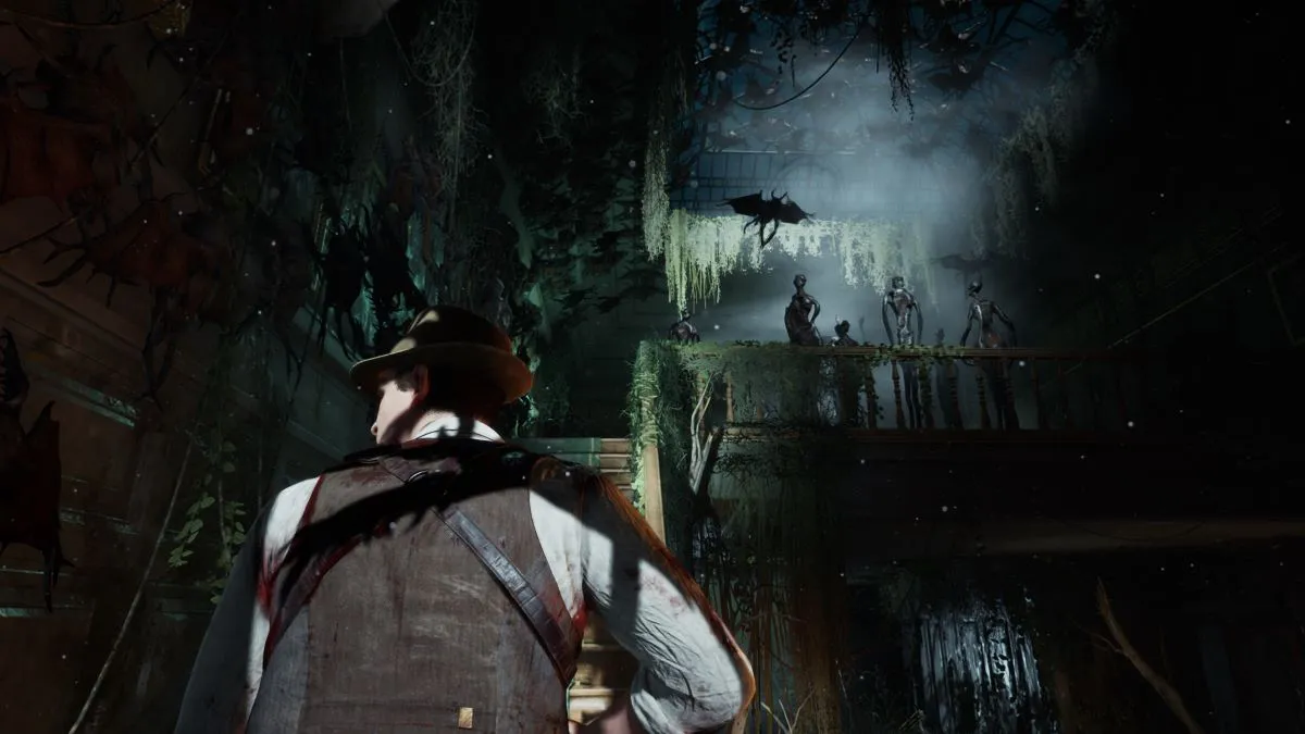 a screenshot of a decaying and gloomy room in Alone in the Dark.