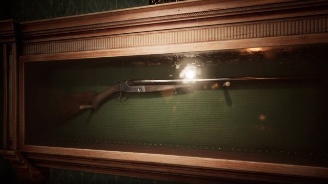 Shotgun display case in Alone in the Dark