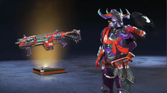 Prowler Guardian Bloodhound and Mawful C.A.R. SMG skins from the Apex Legends Inner Beast Event.