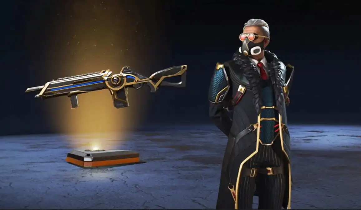 Legendary Ballistic and G7 Scout skins from the Apex Legends Shadow Society collection event.