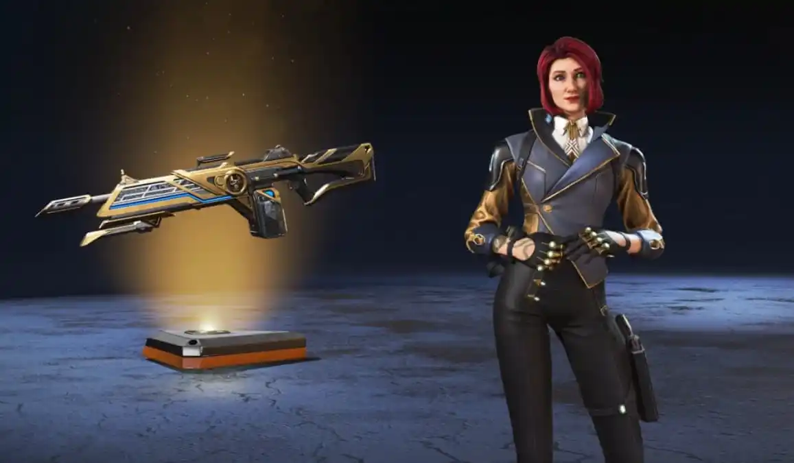 Legendary Horizon and Devotion skins from the Apex Legends Shadow Society collection event.