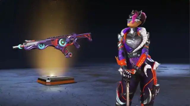 Big Bad Wolf Loba and Howling Wind R-301 skins from the Apex Legends Inner Beast Event.