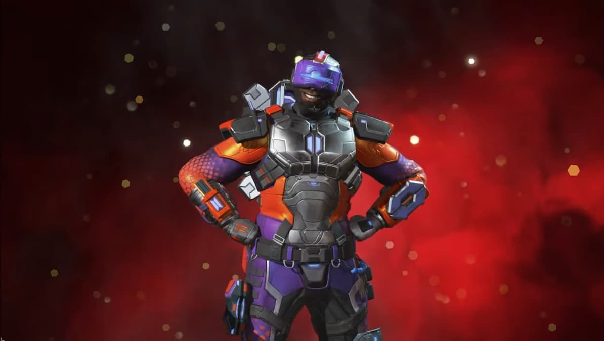 Roaring Rhino Newcastle skin from the Apex Legends Inner Beast Event.