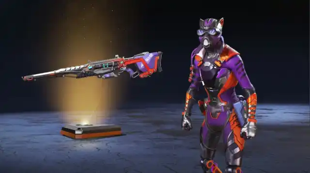 Mad Panther Octane and Steel Talon Sentinel skins from the Apex Legends Inner Beast Event.