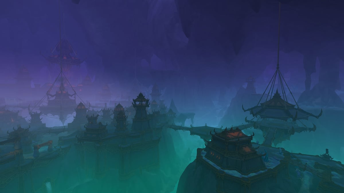 Overview of the Azj-Kahet zone in WOW The War Within