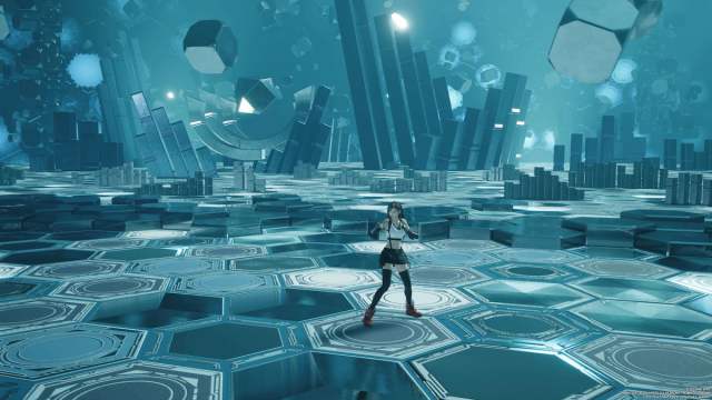Tifa in the Combat Simulator in Final Fantasy 7 Rebirth