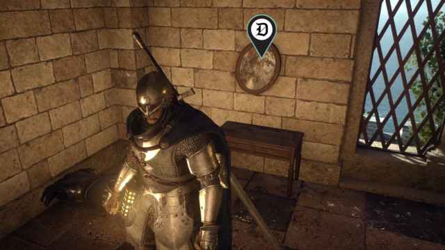 A photoframe on the wall in Dragon's Dogma 2 hiding a quest item.