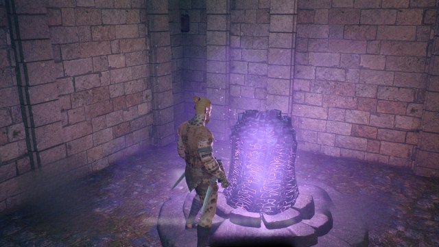 A player stood next to a Portcrystal in Dragon's Dogma 2.
