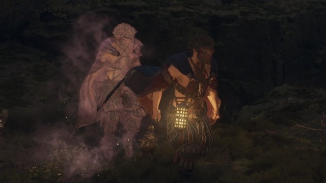 A Trickster is followed by a Simulacrum in Dragon's Dogma 2.