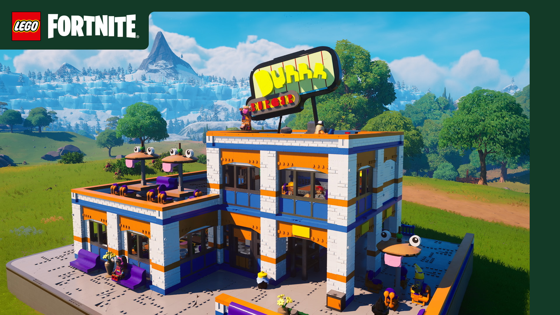 Fortnite is receiving the first premium builds with LEGO kits in update