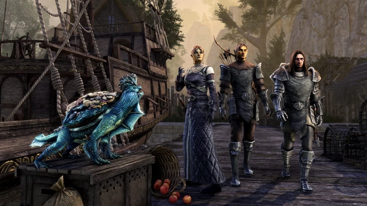 Elder Scrolls Online screenshot of characters