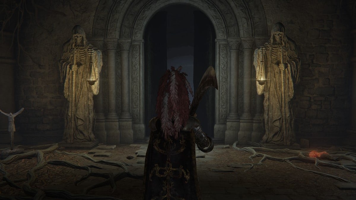 Elden Ring Deathtouched Catacombs Full Walkthrough   Elden Ring Deathtouched Catacombs Boss Door 