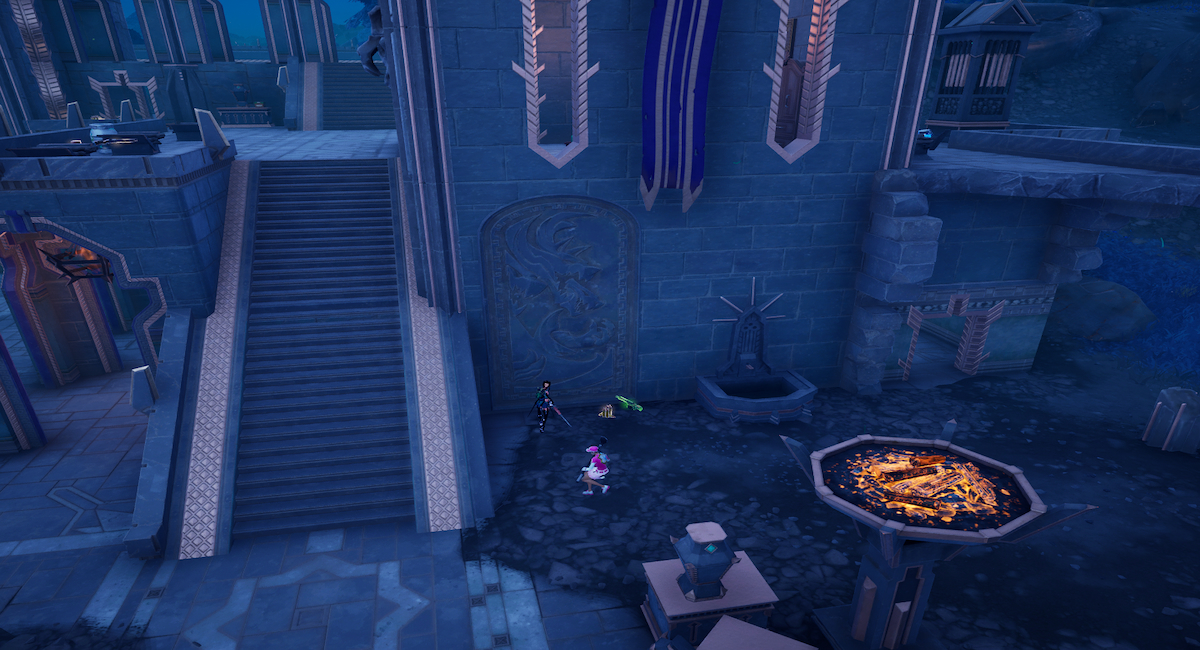 Picture of the gate in Fortnite which will give the Jar of Essence.