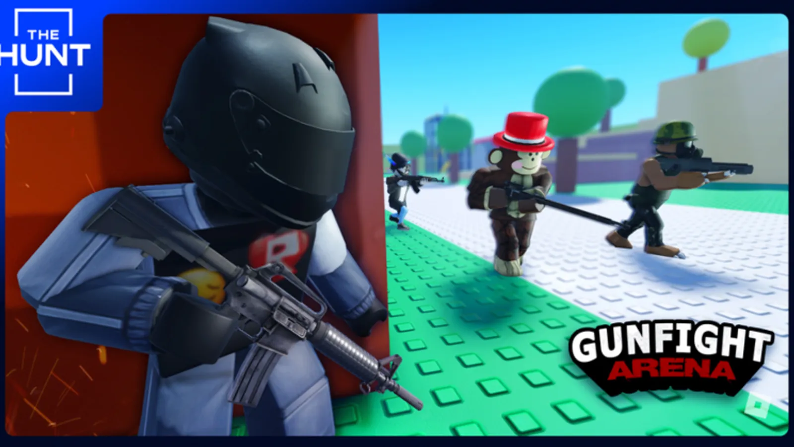 How To Get Roblox The Hunt Badge In Gunfight Arena Dot Esports