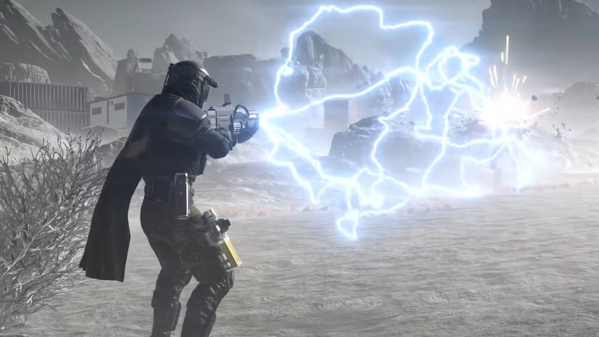 The Blitzer Shotgun is used in Helldivers 2, in Arrowhead Studio's trailer.