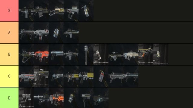 Tiermaker weapon tier list for Helldivers 2 (April 2024)