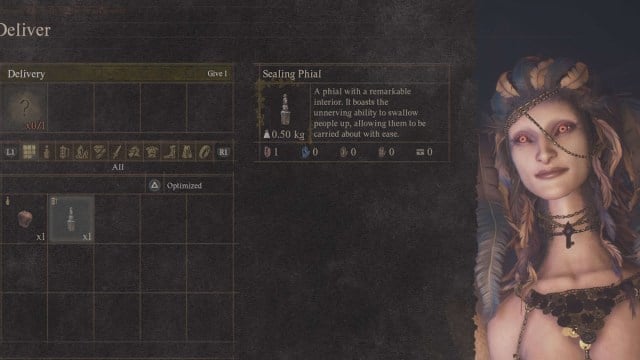 Delivering Sealing Phial to the Sphinx in Dragon's Dogma 2