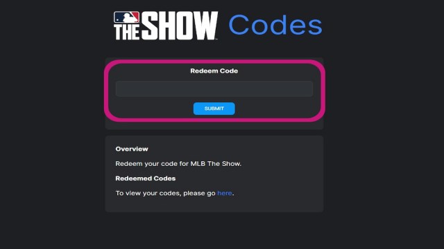 How to redeem codes in MLB The Show 24