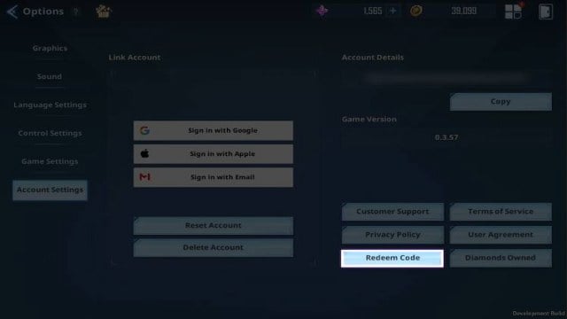 How to redeem codes in Solo Leveling Arise