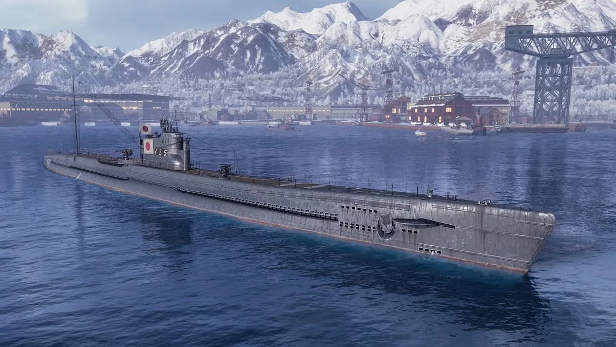 The Japanese I-56 in World of Warships.