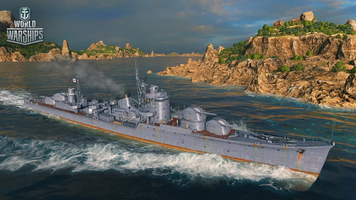 The Japanese Kitakaze in World of Warships.