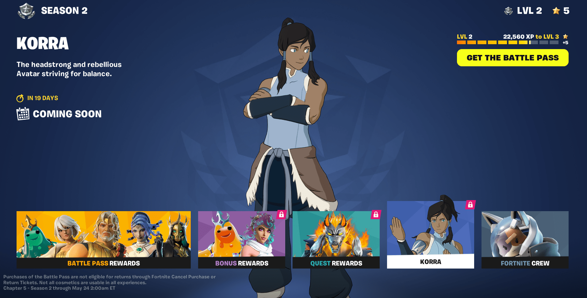 Fortnite Korra skin release date: When does the secret Avatar The ...